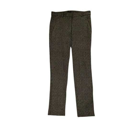 Theory Womens Wool Blend Pants Tapered Straight Leg Trousers‎ Office Business 8 - Picture 1 of 7